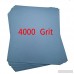 Lot de 5haute précision polissage ponçage humide sec abrasif papier abrasif–Grain 4000 B0149SY374
